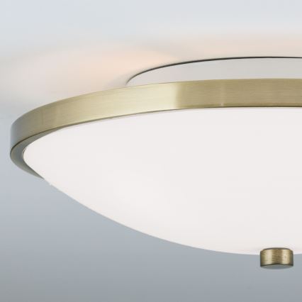 Stropné svietidlo AIDA 3xE27/60W/230V pr. 40 cm mosadz
