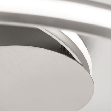 LED Stmievateľné stropné svietidlo CIRCUS LED/30W/230V strieborná