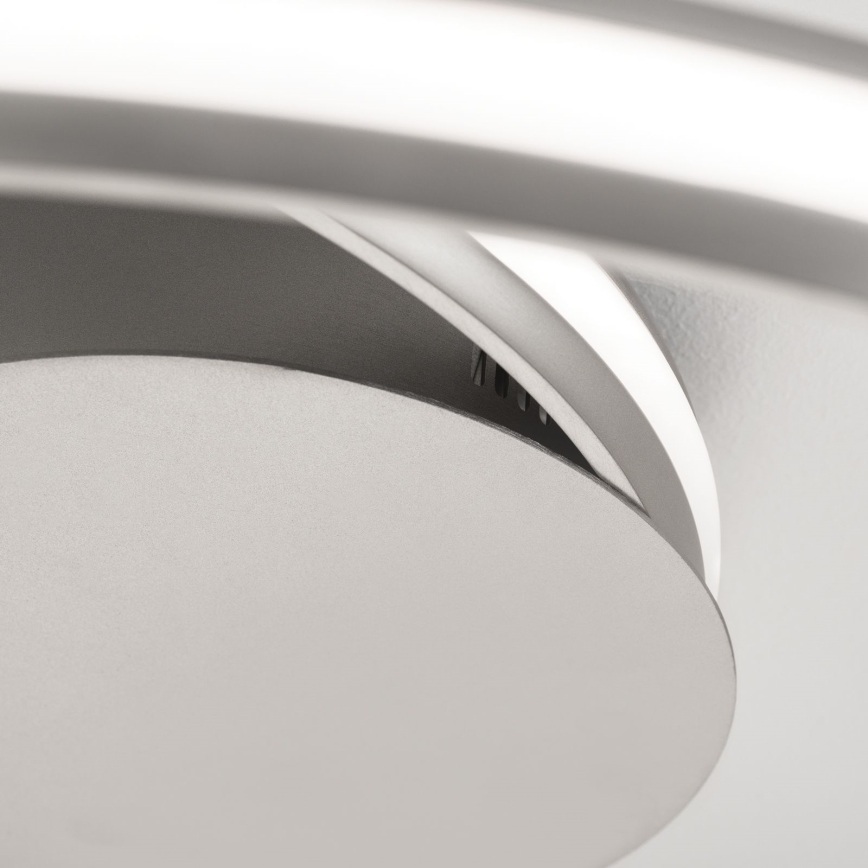 LED Stmievateľné stropné svietidlo CIRCUS LED/30W/230V strieborná