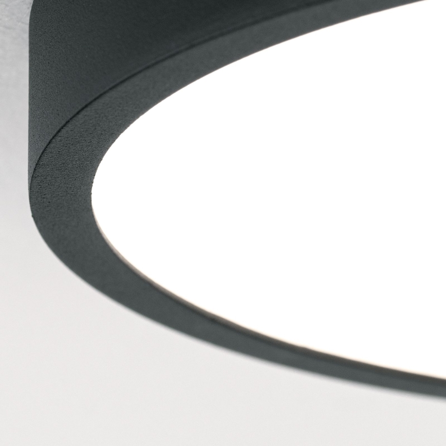 LED Stropné svietidlo BULLY LED/12W/230V pr. 14 cm čierna