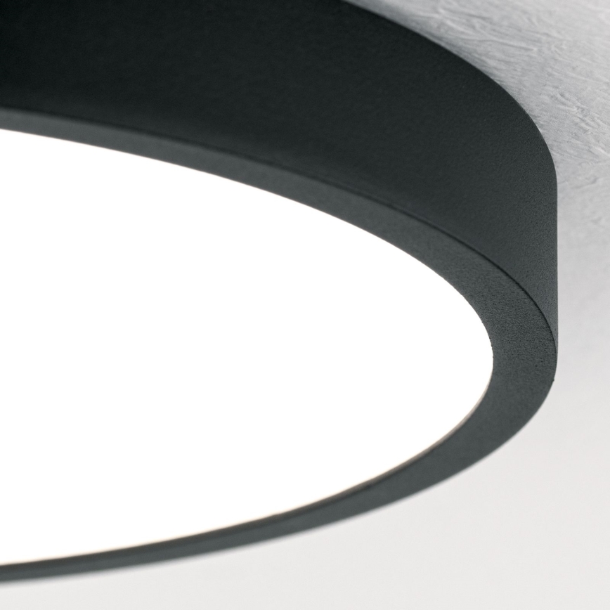 LED Stropné svietidlo BULLY LED/24W/230V pr. 24 cm čierna