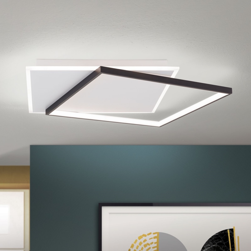 LED Stmievateľné stropné svietidlo EMANUEL LED/50W/230V biela/čierna