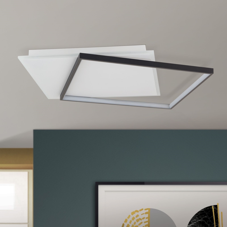 LED Stmievateľné stropné svietidlo EMANUEL LED/50W/230V biela/čierna