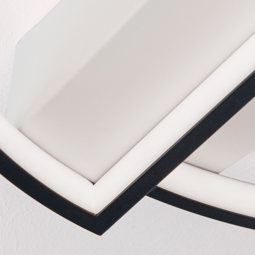 LED Stmievateľné stropné svietidlo OLGA LED/28W/230V čierna/biela
