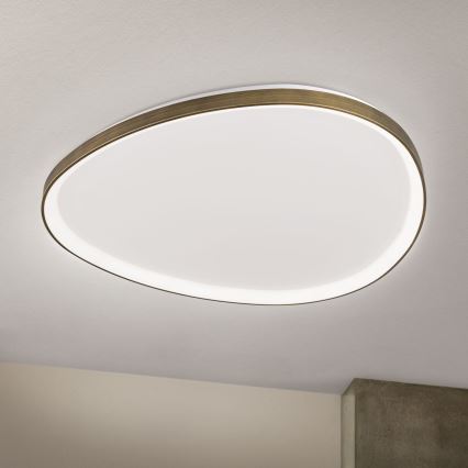 LED Stropné svietidlo CHARLIE LED/72W/230V pr. 80 cm zlatá