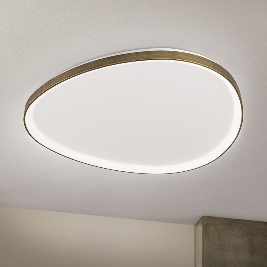 LED Stropné svietidlo CHARLIE LED/72W/230V pr. 80 cm zlatá