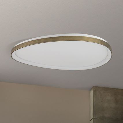 LED Stropné svietidlo CHARLIE LED/72W/230V pr. 80 cm zlatá