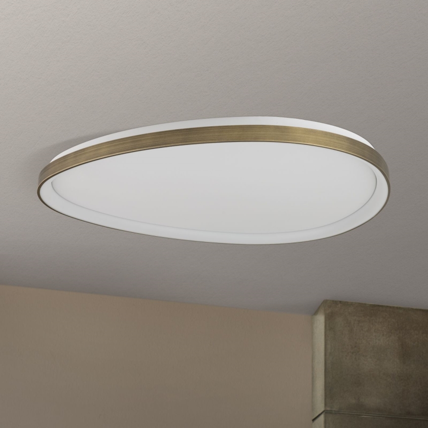 LED Stropné svietidlo CHARLIE LED/72W/230V pr. 80 cm zlatá