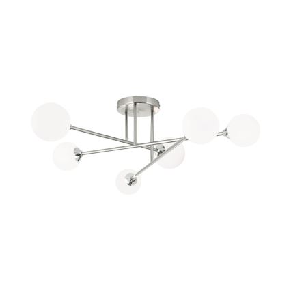 Prisadený luster SNOWWHITE 6xG9/20W/230V pr. 84 cm matný chróm