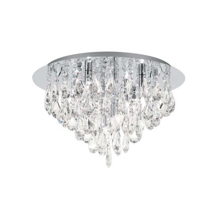 Krištáľové stropné svietidlo CELESTE 6xG9/40W/230V pr. 45 cm lesklý chróm