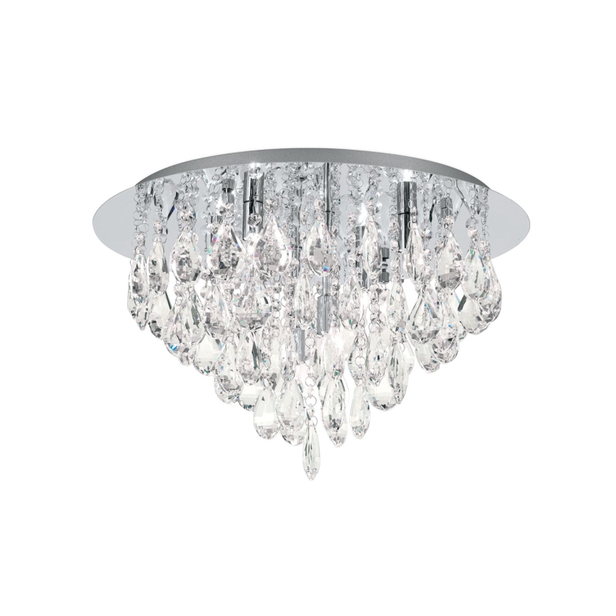 Krištáľové stropné svietidlo CELESTE 6xG9/40W/230V pr. 45 cm lesklý chróm