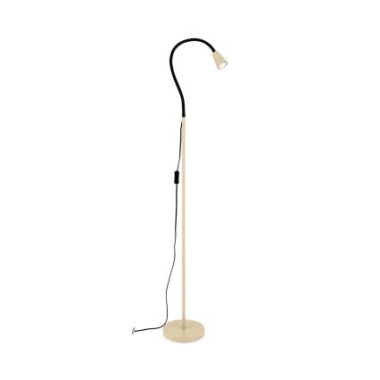 Flexibilná stojaca lampa DOTTY 1xGU10/10W/230V béžová/čierna