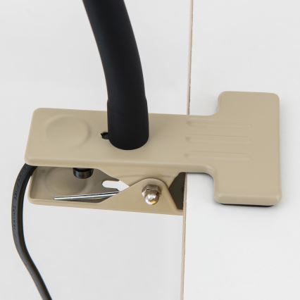 Flexibilná stolná lampa s klipom DOTTY 1xGU10/10W/230V béžová/čierna