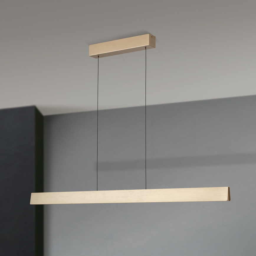 LED Stmievateľný luster na lanku TARA LED/44W/230V 2700/3800/4500/5700K zlatá