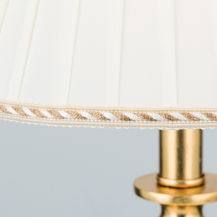 Stolná lampa FONSA 1xE27/60W/230V 61 cm biela/zlatá