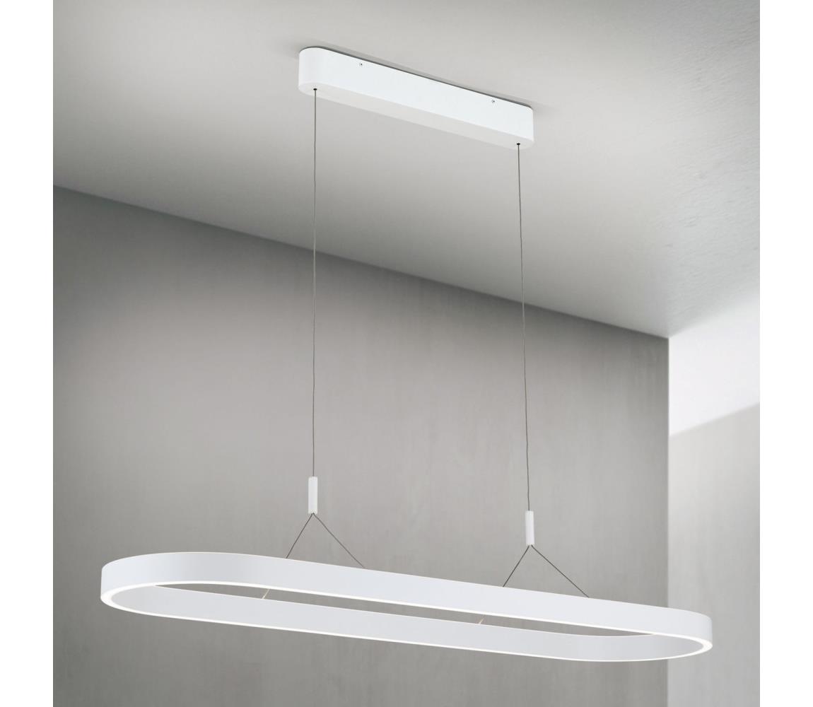 Orion - LED luster na lanku CARRARA LED/80W/230V 2700/3000/4000K biela HL 6-1718 weiß