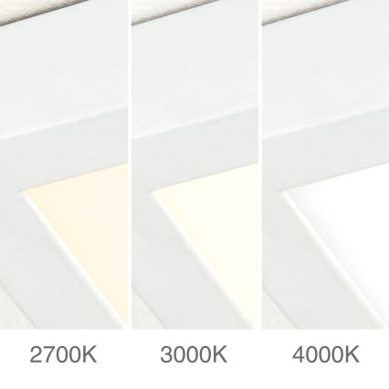 LED stmievateľné stropné svietidlo DISC LED/46W/230V 2700/3000/4000K 59x59 cm biela