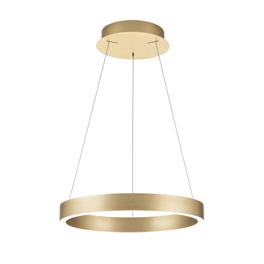 LED stmievateľný luster na lanku KOLK LED/40W/230V 2700/3000/4000K pr. 40 cm zlatá