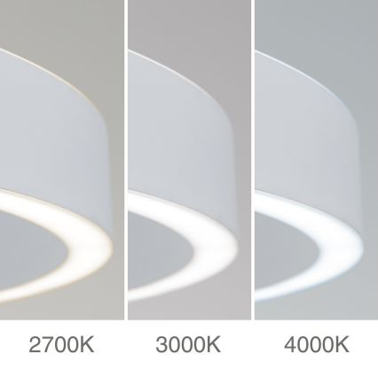 Stmievateľný LED závesný luster na lane KOLK LED/80W/230V 2700/3000/4000K pr. 80 cm biela