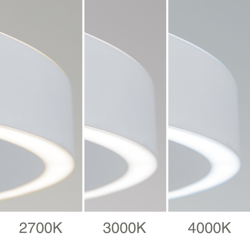 Stmievateľný LED závesný luster na lane KOLK LED/80W/230V 2700/3000/4000K pr. 80 cm biela