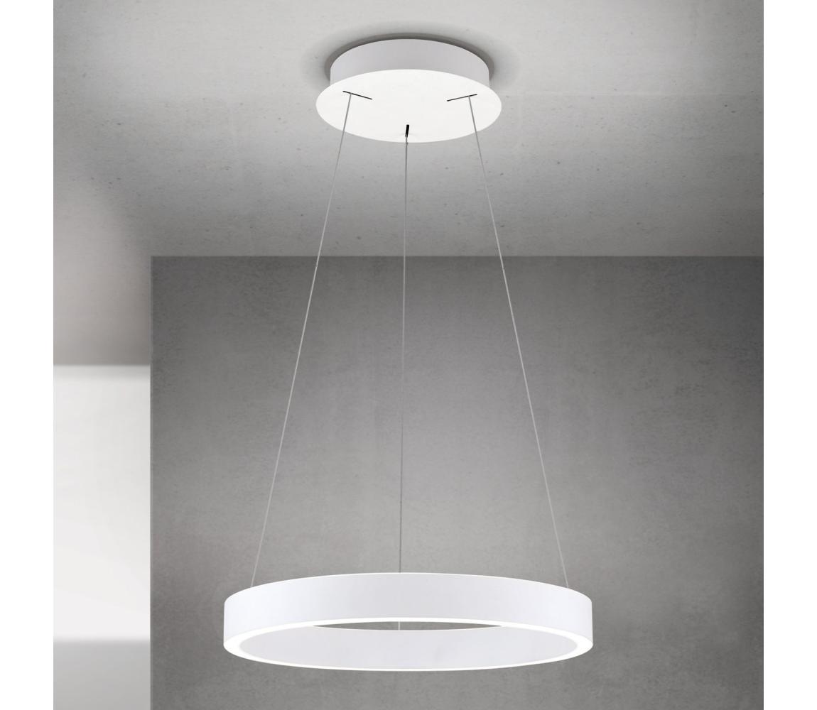 Orion - LED stmievateľný luster na lanku KOLK LED/40W/230V 2700/3000/4000K, priemer 40 cm, biela HL 6-1717/40 weiß