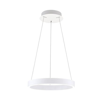 LED stmievateľný luster na lanku KOLK LED/40W/230V 2700/3000/4000K pr. 40 cm biela