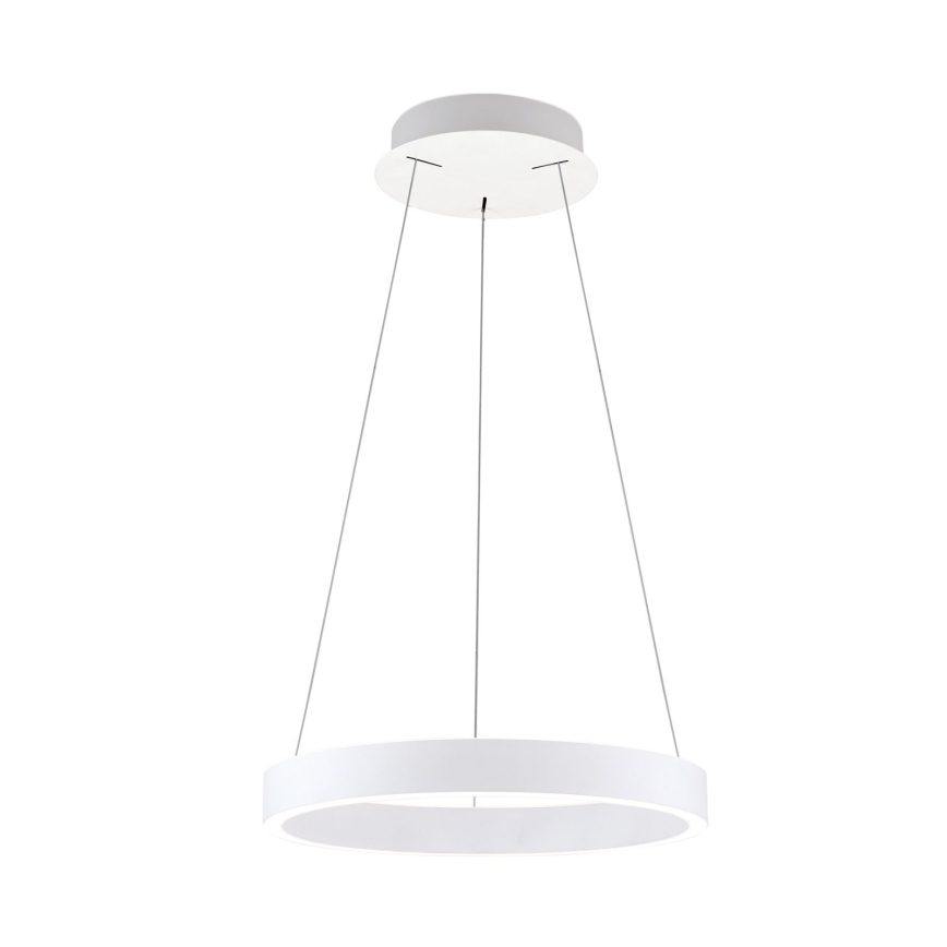 LED stmievateľný luster na lanku KOLK LED/40W/230V 2700/3000/4000K pr. 40 cm biela