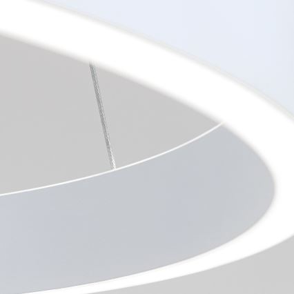 LED stmievateľný luster na lanku KOLK LED/40W/230V 2700/3000/4000K pr. 40 cm biela
