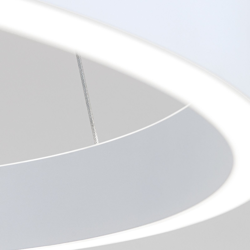 LED stmievateľný luster na lanku KOLK LED/40W/230V 2700/3000/4000K pr. 40 cm biela