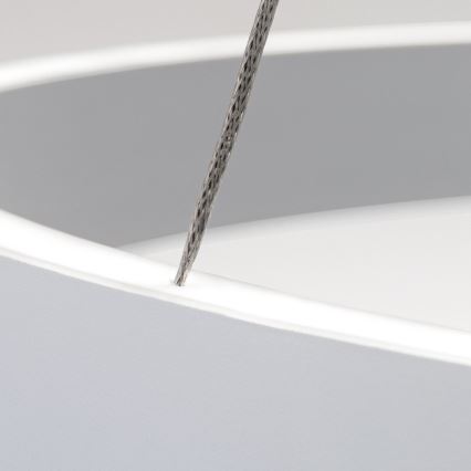 LED stmievateľný luster na lanku KOLK LED/40W/230V 2700/3000/4000K pr. 40 cm biela