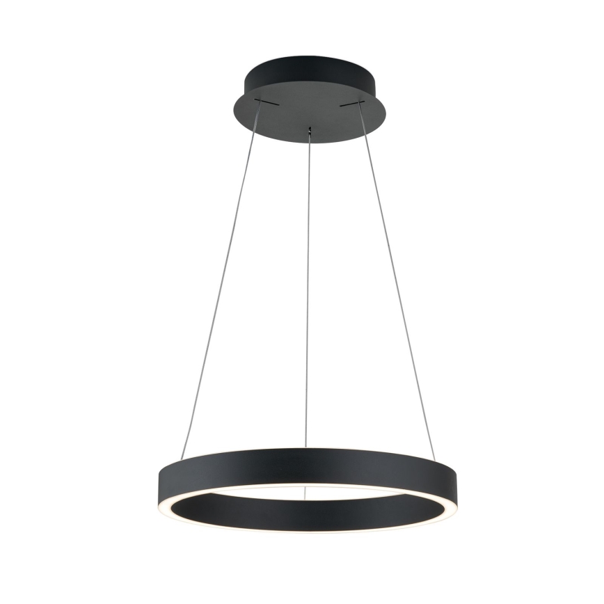 LED stmievateľný luster na lanku KOLK LED/40W/230V 2700/3000/4000K pr. 40 cm čierna