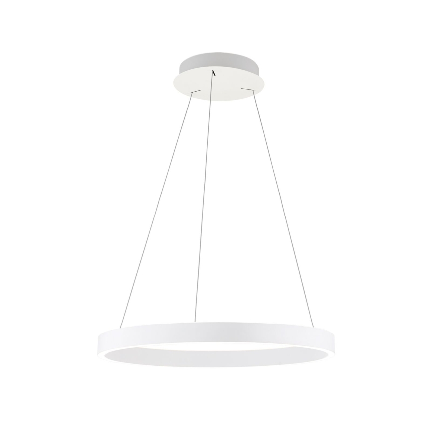 LED Stmievateľný luster na lanku KOLK LED/60W/230V 2700/3000/4000K pr. 60 cm biela