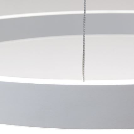 LED Stmievateľný luster na lanku KOLK LED/60W/230V 2700/3000/4000K pr. 60 cm biela