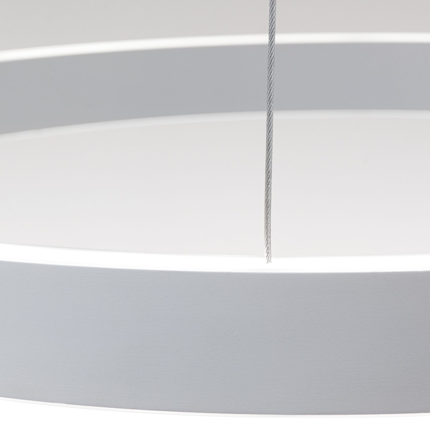 LED Stmievateľný luster na lanku KOLK LED/60W/230V 2700/3000/4000K pr. 60 cm biela