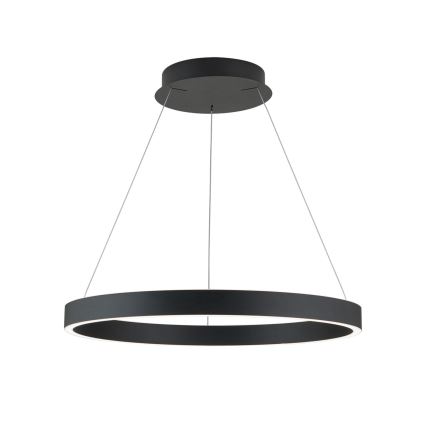 stmievateľný LED luster na lanku KOLK LED/60W/230V 2700/3000/4000K pr. 60 cm čierny
