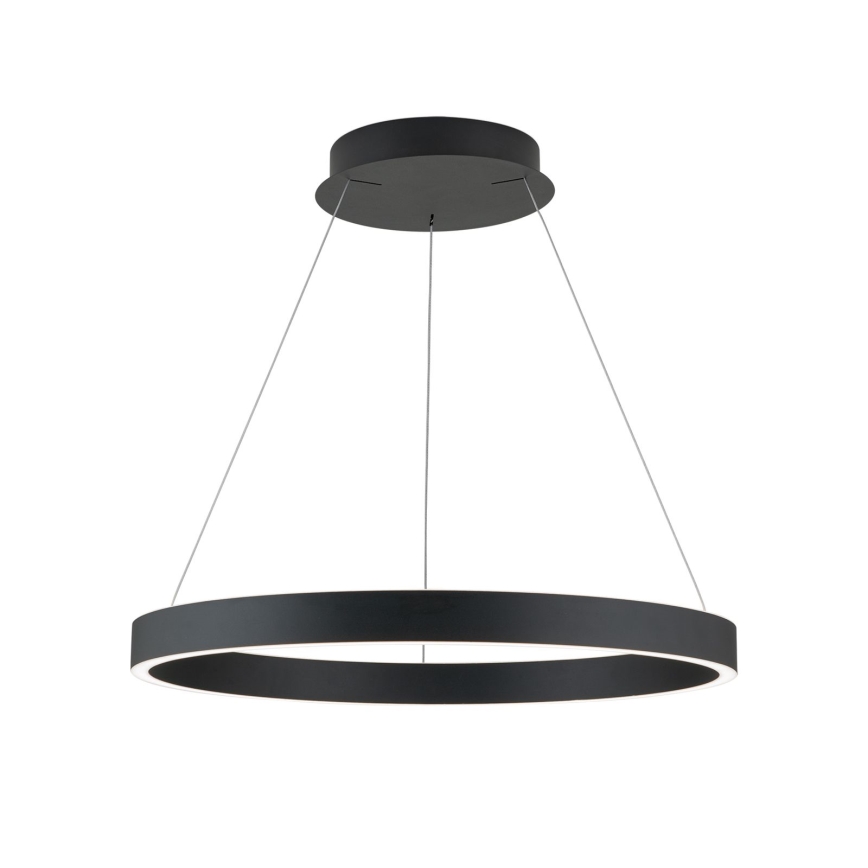 stmievateľný LED luster na lanku KOLK LED/60W/230V 2700/3000/4000K pr. 60 cm čierny