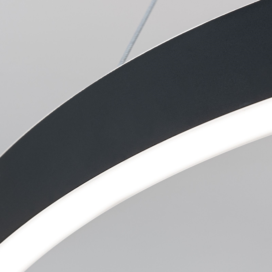 stmievateľný LED luster na lanku KOLK LED/60W/230V 2700/3000/4000K pr. 60 cm čierny