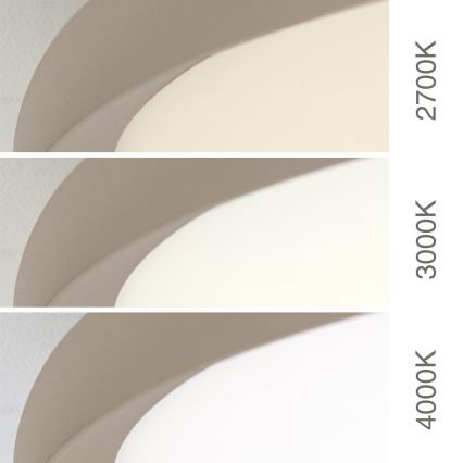 LED stropné svietidlo KANT LED/30 W/230 V 2700/3200/4000 K pr. 40 cm béžové