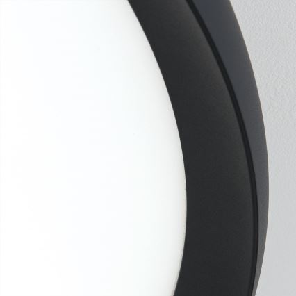 LED stropné svietidlo KANT LED/50W/230V 2700/3000/4000K priemer 60 cm čierna