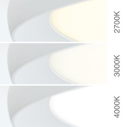 LED stropné svietidlo KANT LED/50W/230V 2700/3000/4000K priemer 60 cm biele