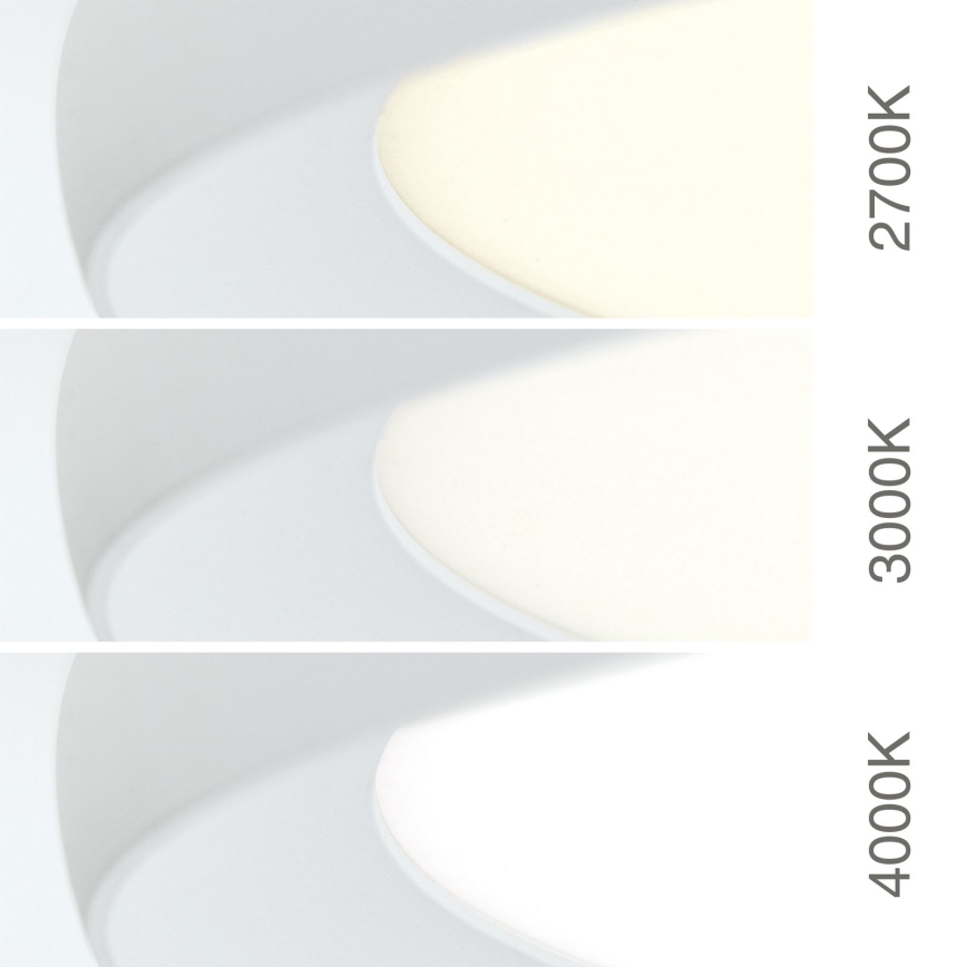 LED stropné svietidlo KANT LED/50W/230V 2700/3000/4000K priemer 60 cm biele