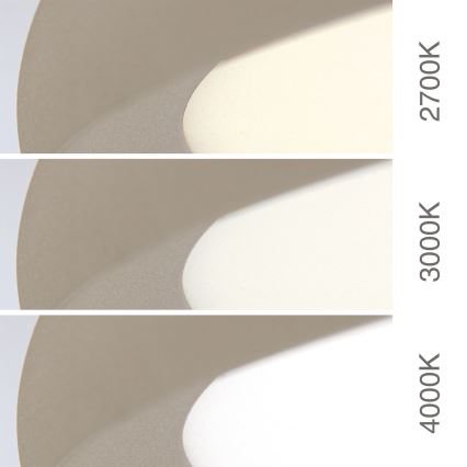 LED stropné svietidlo KANT LED/50W/230V 2700/3200/4000K pr. 60 cm béžové