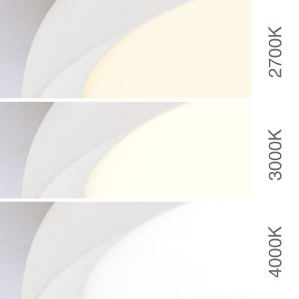 LED stropné svietidlo KANT LED/66W/230V 2700/3000/4000K pr. 80 cm biela