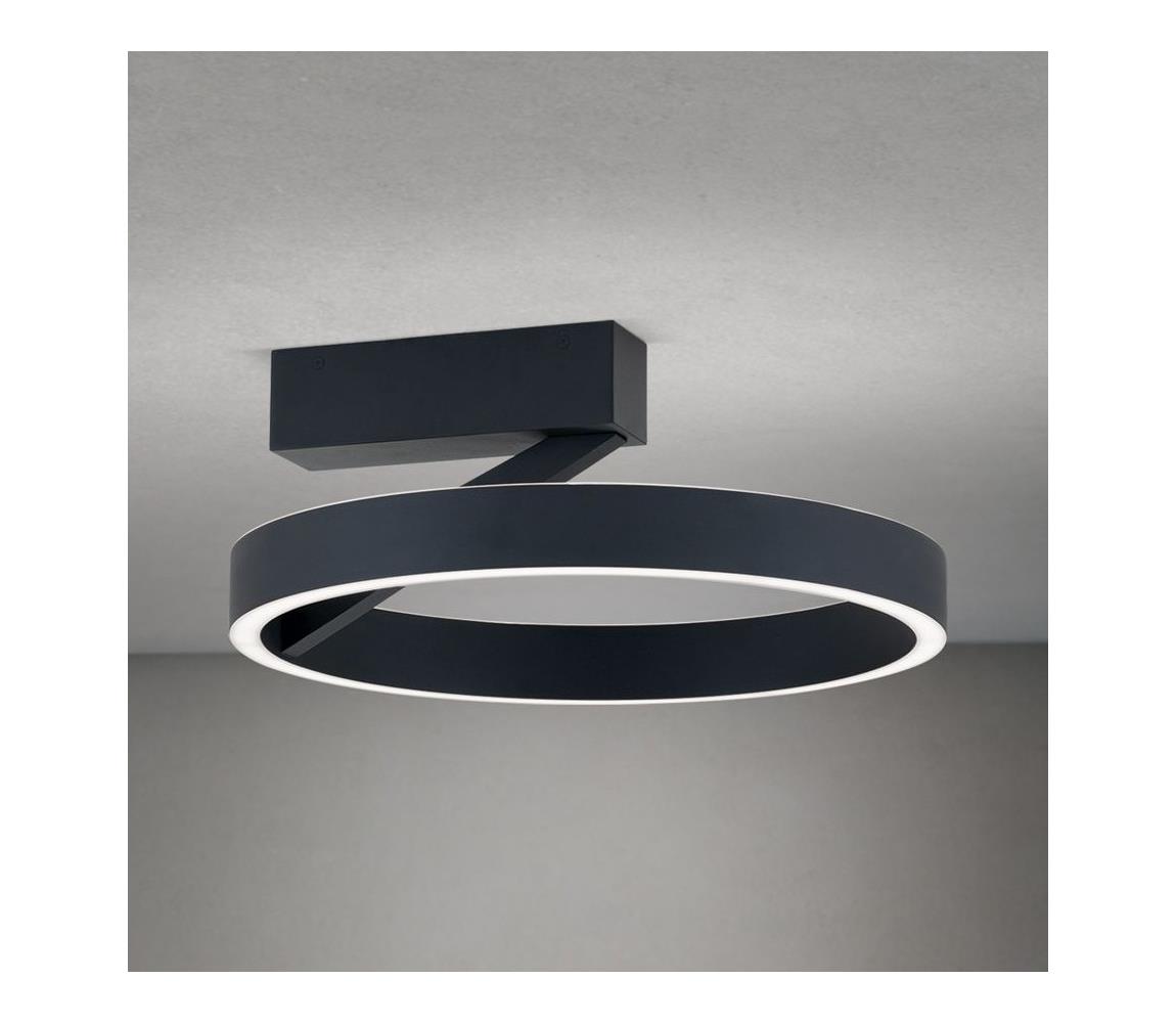 Orion - LED stropné svietidlo KOLK LED/40W/230V 2700/3000/4000K pr. 40 cm čierne DL 7-703/40 schwarz