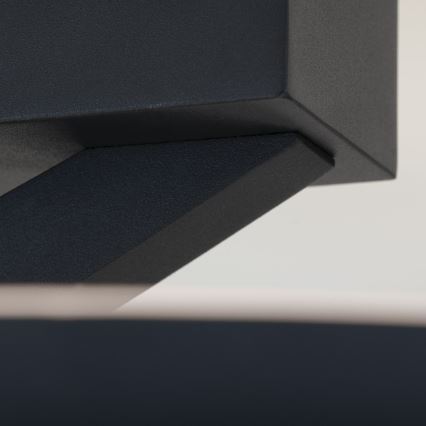 LED stropné svietidlo KOLK LED/40W/230V 2700/3000/4000K priemer 40 cm čierne