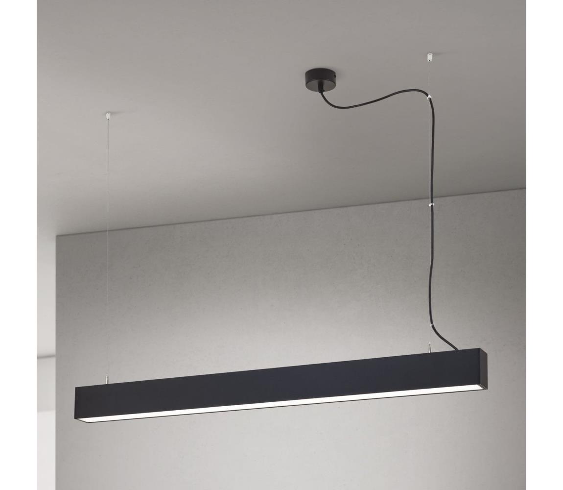 Orion - LED stropné/závesné svietidlo 2v1 PALKKI LED/38W/230V 3000/4000/5000K čierne HL 6-1725 schwarz