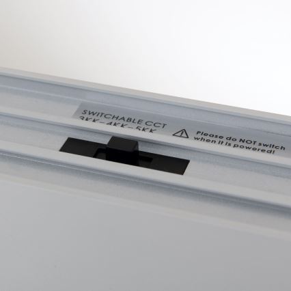 LED stropné/závesné svietidlo 2 v 1 PALKKI LED/38W/230V 3000/4000/5000K sivá