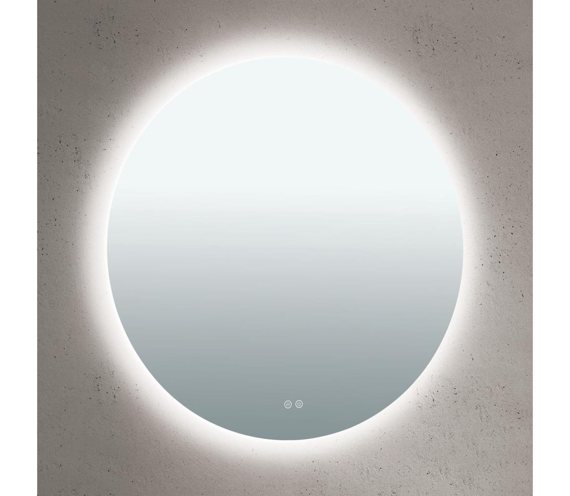 Orion - LED zrkadlo s podsvietením FOCUS LED/27W/230V 3000/4200/6000K pr. 80 cm IP44 Spiegel 13-398/80