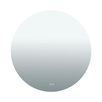 LED Kúpeľňové vyhrievané nástenné zrkadlo s podsvietením FOCUS LED/27W/230V 3000/4200/6000K pr. 80 cm IP44