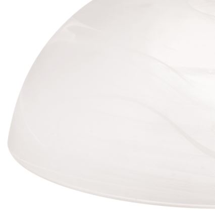 Luster na reťazi RULA 1xE27/40W/230V pr. 35 cm biela/bronz